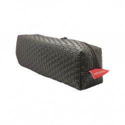 Noteink Kare Kalem Çantası KC02- Koyu Kahverengi